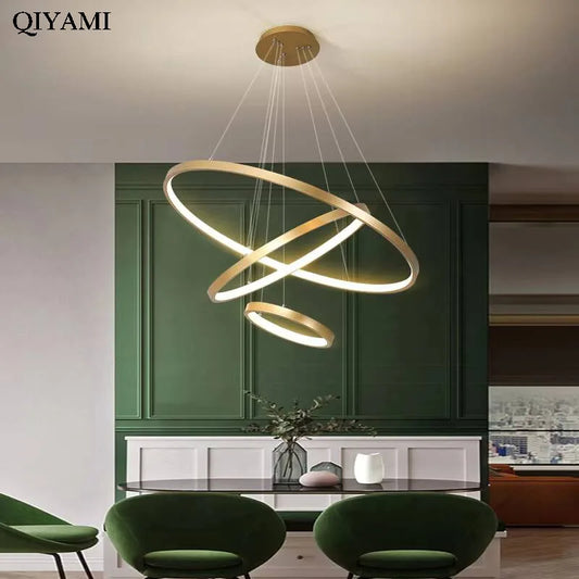 Modern LED Iron Chandelier