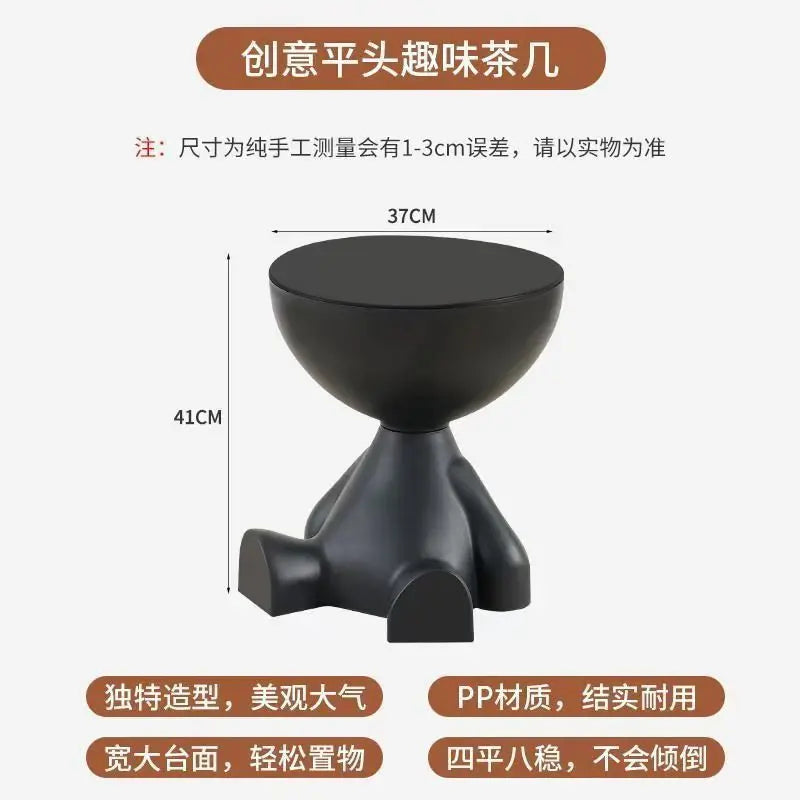 Light Luxury Cartoon Side Table