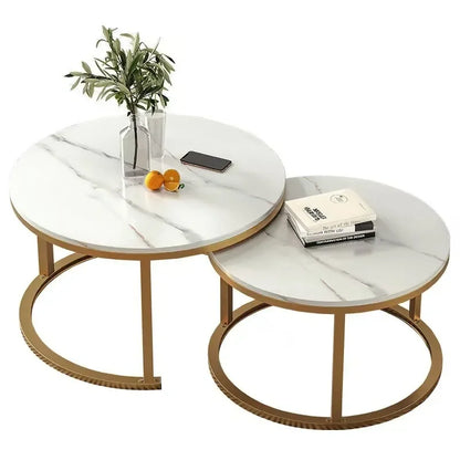 Light Luxury Round Nesting Tables