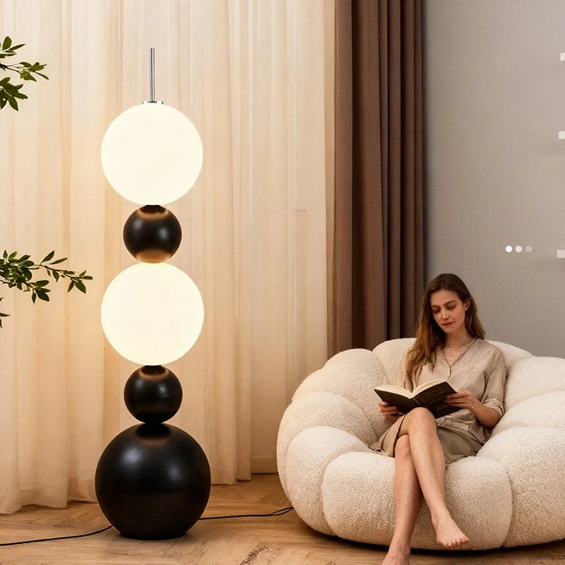 Italian Rocker Arm Floor Lamp