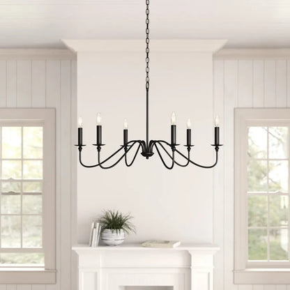 Retro Loft Living Room Chandelier