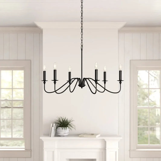 Retro Loft Living Room Chandelier