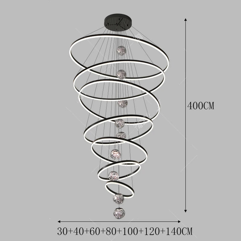 Modern Ring LED Pendant Light