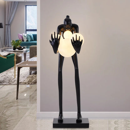 Nordic Humanoid Floor Lamp