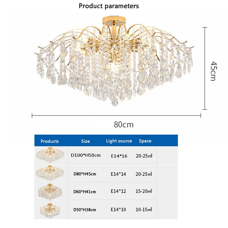 Modern Luxury Crystal Chandelier