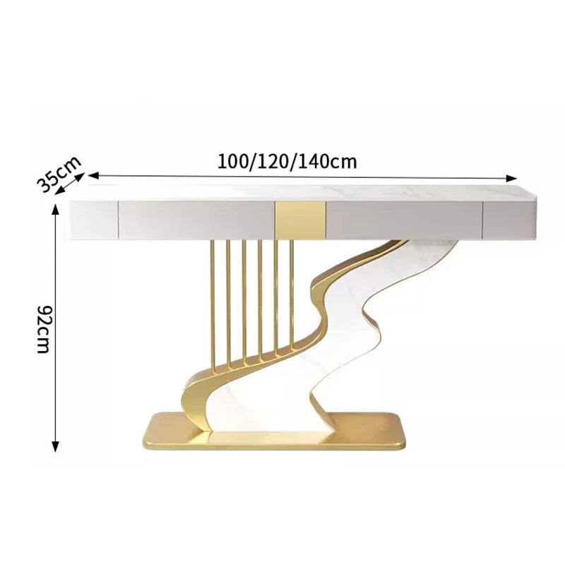 Mid-Century Nordic Console Table