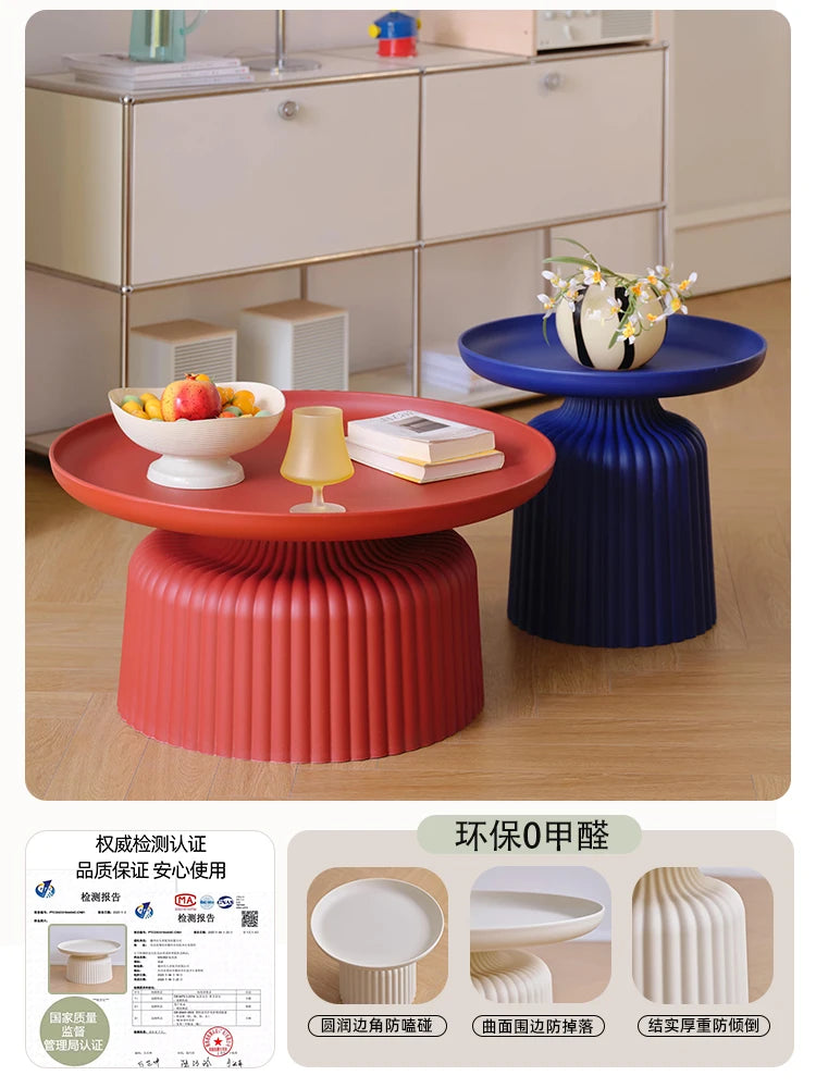 Luxury Round Coffee Table Set