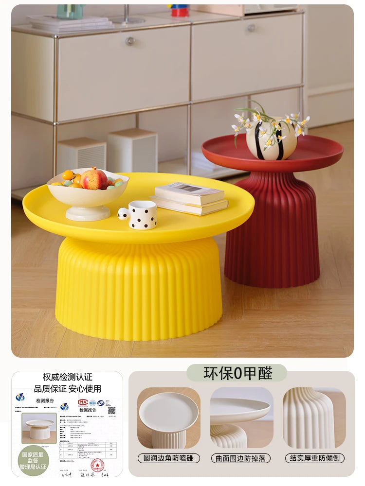 Luxury Round Coffee Table Set