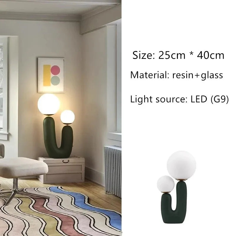 Nordic Double-Head Table Lamp
