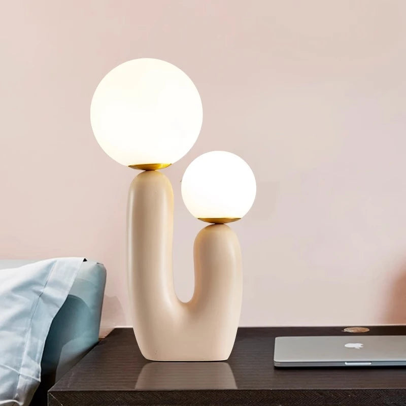 Nordic Double-Head Table Lamp