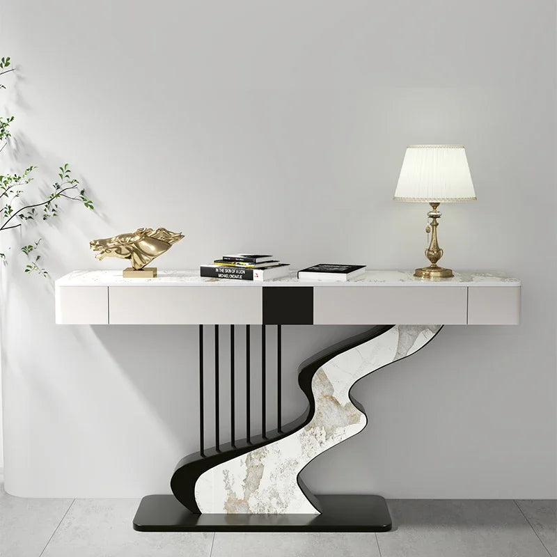 Mid-Century Nordic Console Table
