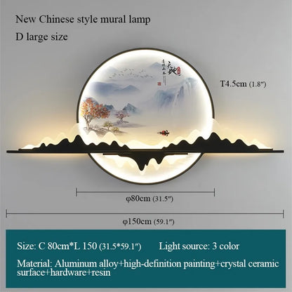 3D Landscape LED Wall Art