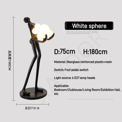 Nordic Humanoid Floor Lamp