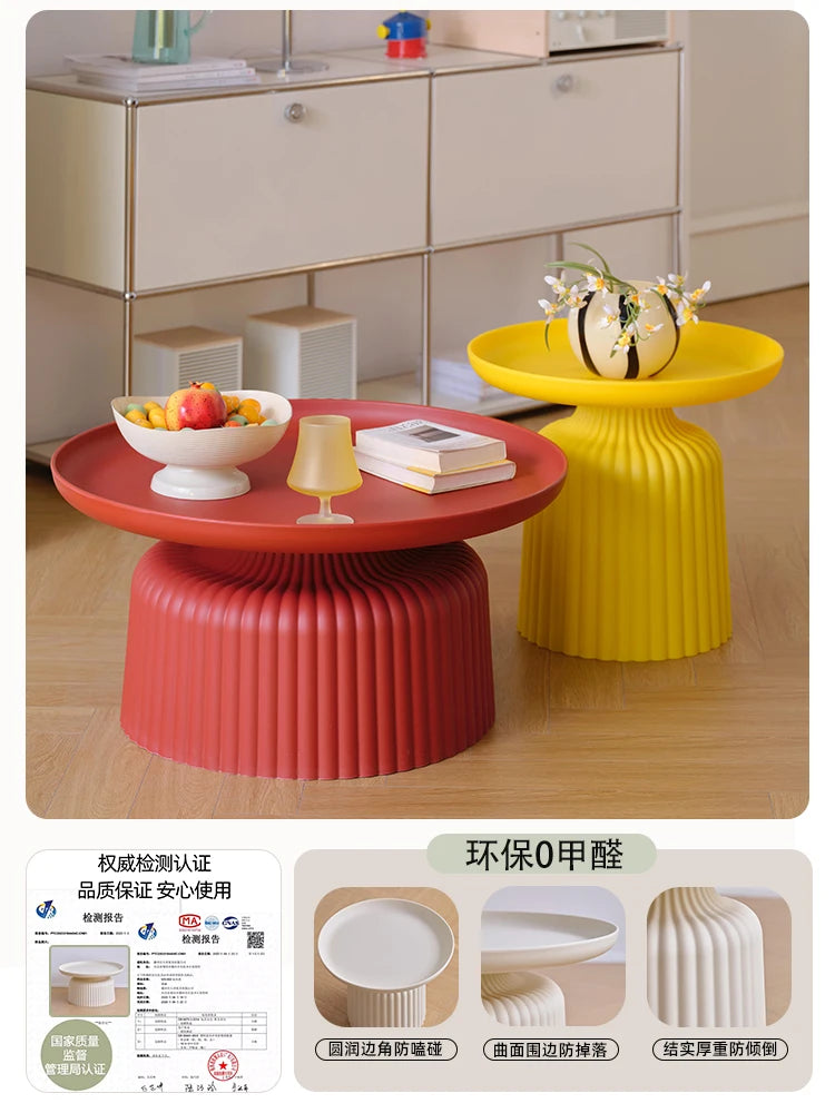 Luxury Round Coffee Table Set