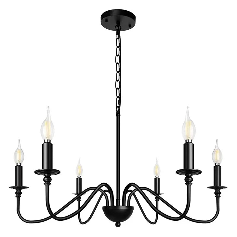 Retro Loft Living Room Chandelier