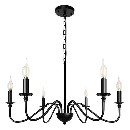 Retro Loft Living Room Chandelier