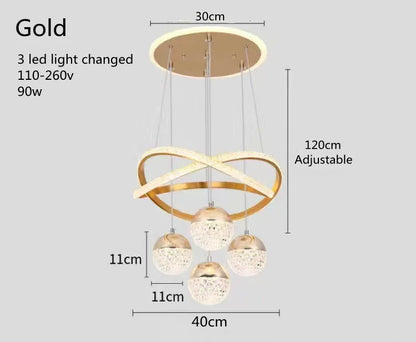Modern Nordic LED Chandelier