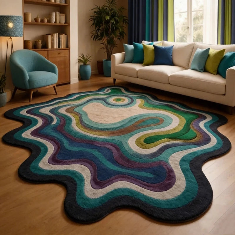 Luxury Irregular Art Rug