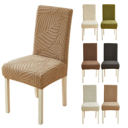 Leaf Jacquard Chair Covers