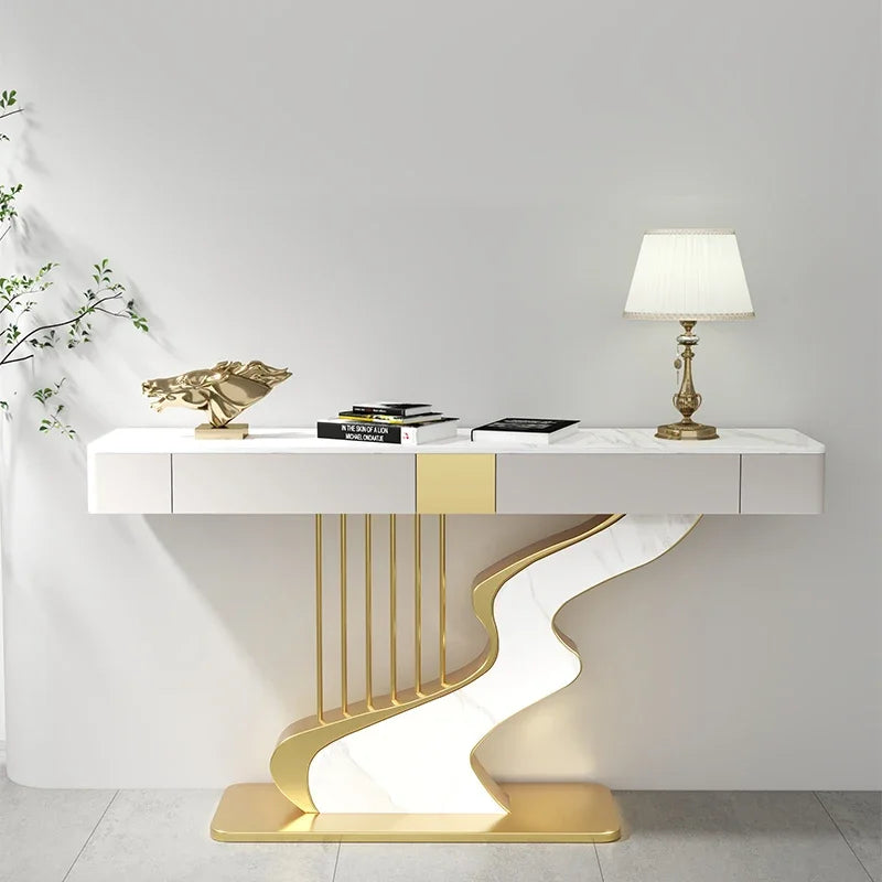 Mid-Century Nordic Console Table