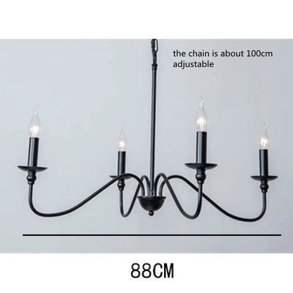 Retro Loft Living Room Chandelier