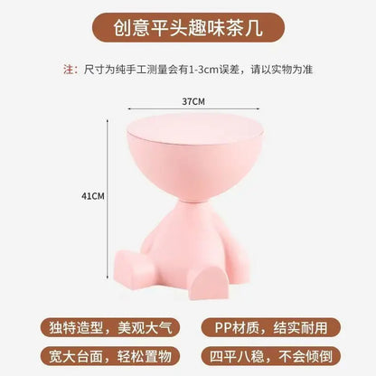Light Luxury Cartoon Side Table