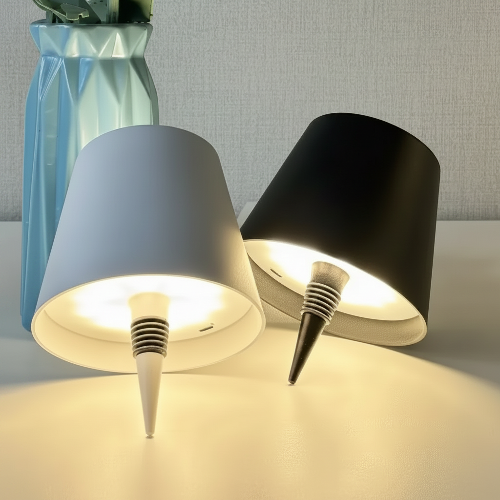 White Black Glowing